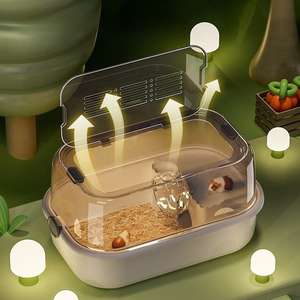 ชุดคิตเทอราเรียมสำหรับสัตว์เลื้อยคลานที่ทนทานตู้ปลาเต่าพร้อมแท่นวางและตัวกรองน้ำ - Product Image 3