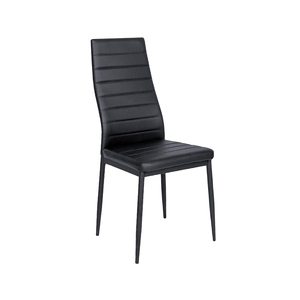Chaises de salle à manger avec jambes en métal, mobilier de luxe nordique moderne en PU, vente en gros, - Product Image 3
