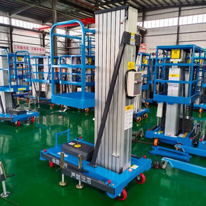 Piattaforma di Lavoro Aerea Mobile Idraulica in Lega di Alluminio, Altezza di Lavoro 6m, Capacità 150kg, Elevatore per Manutenzione Interna ed Esterna - Product Image 5