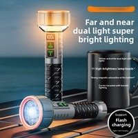Nouvelle lampe de camping multifonctionnelle M119 M120, super lumineuse à neuf LED COB, lumière d'ambiance, charge rapide, grande capacité, longue autonomie