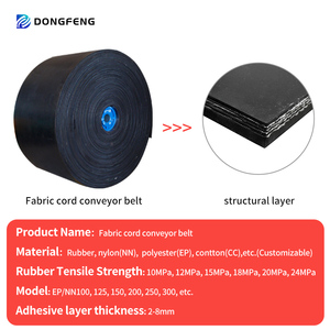 Niedertemperatur-Gummi-Förderband Kältebeständiges Gewebe-Förderband für Arktische Regionen & Tiefkühl-Lagerhallen - Product Image 2