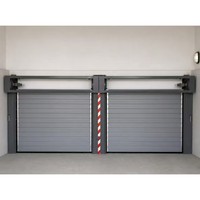 Pintu Turbo Spiral Modern untuk Pabrik, Tirai Cepat Berkecepatan Tinggi dengan Penggerak Servo dan Sensor Keamanan Canggih