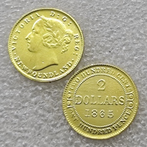 1865,1870,1872,1880,1881,1882,1888 Canada 2 dollar antieke stijl herdenkingsmunten, geschenken, woondecoratie - Product Image 1