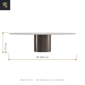 Table <span class=keywords><strong>à</strong></span> manger en marbre italien de style luxueux pour villa et restaurant, mobilier au style épuré, table <span class=keywords><strong>à</strong></span> manger moderne - Product Image 6