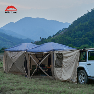 Carpa de Campamento <span class=keywords><strong>Wild</strong></span> Land Hub Screen House 600 Lux, Gazebo Grande para Acampar al Aire Libre, Impermeable para Caza - Product Image 3