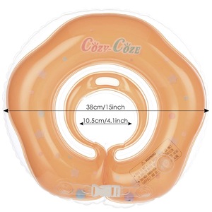 Anillo inflable de Pvc para cuello de bebé, 38cm, doble capa, engrosado, para nadar y bañarse, ayuda de flotación de seguridad para niños - Product Image 5