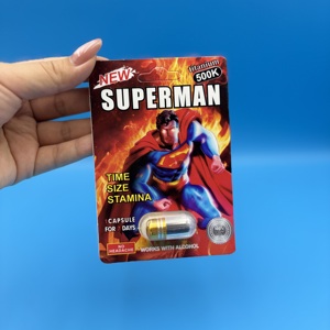 Cápsulas Superman de Alta Calidad, Complejo Herbal para un Estómago Lleno de Energía, Apoyo Vital Semanal - Product Image 3