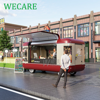Camion de cuisine mobile WECARE entièrement équipé pour la vente de kebabs, pizzas, glaces, burgers, café, desserts, crêpes et autres en-cas.