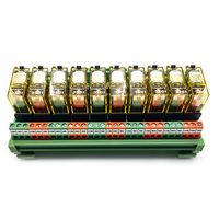 Module de relais IDEC 10 canaux Shimaide, montage sur rail DIN, à vis, 1NO1NC, carte d'interface amplificateur de sortie PLC, 12A, faible consommation