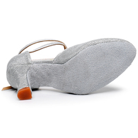 Chaussures de danse modernes à paillettes Chaussures de danse latine Salsa de salon pour femmes