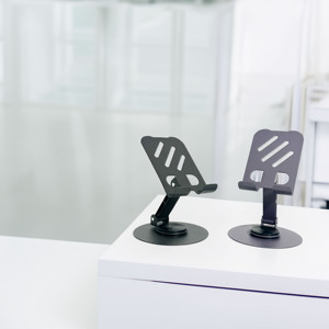 Support de téléphone portable rotatif et pliable à 360 degrés, personnalisable, réglable, en acier, pour la maison, le bureau et la table - Product Image 6