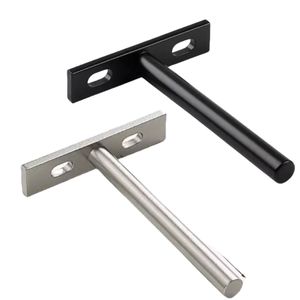 Connecteurs en T d'usine directe, <span class=keywords><strong>support</strong></span> d'étagère dissimulé en acier inoxydable, moderne, simple, multicolore, taille personnalisée - Product Image 3