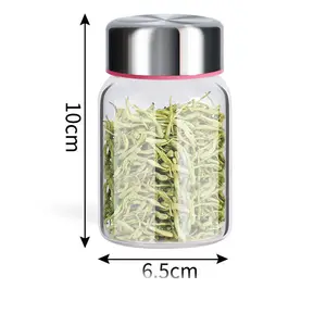 专业制造玻璃储物罐方便存放分拣食品防潮玻璃罐