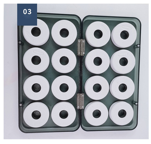 แผ่นโฟมสำหรับม้วนสายเบ็ด 8 ชิ้น 16 ชิ้น อุปกรณ์ตกปลา แกนม้วนสายเบ็ด กล่องอเนกประสงค์สำหรับม้วนสายเบ็ด กล่องใส่สายเบ็ด - Product Image 5