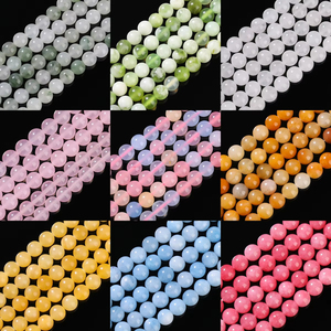 Perline Sciolte in Calcedonio Naturale Multicolore da 4, 6, 8, 10 mm, Collezione di Pietre Naturali Assortite per <span class=keywords><strong>Gioielli</strong></span> Fai da Te - Vendita all'Ingrosso - Product Image 6