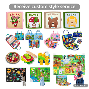 Tablero de Actividades Sensoriales de Fieltro Personalizado para Niños Pequeños, Juguete de Actividades DIY, Expresión Emocional, Juego de Rompecabezas para Niños de 1 a 6 Años, Educación Temprana - Product Image 6