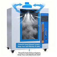 Probador de Inflamabilidad Vertical y Horizontal UL94 con Pantalla Táctil Inteligente, Máquina de Prueba de Combustión de Plásticos HB VB con Extracción Automática