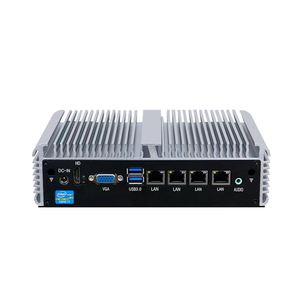 Intel Core Sin ventilador, escritorio con WiFi Mini, 4 LAN, VGA, 6 * COM, RS232, RS485, DDR3, RAM, todo en uno, escritorio Industrial, nuevo en el que se puede leer más - Product Image 2