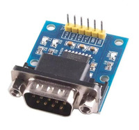 Módulo convertidor SP3232 TTL a RS232, adaptador de puerto serie DB9 macho/hembra