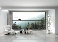 Ventanas abatibles de aleación de aluminio térmico Foshan Break, aislamiento térmico de sonido superior/inferior ajustable inteligente para balcón