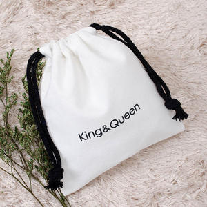 Sac à chaussures/pochette anti-poussière en coton biologique personnalisé de luxe pour les affaires - Product Image 3