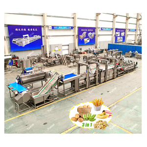 Ligne de production de frites de pommes de terre à petite échelle empilable, machine entièrement automatique pour la fabrication de frites de pommes de terre fraîches - Product Image 2