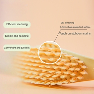 <span class=keywords><strong>Brosse</strong></span> à casseroles incurvée à poils denses, résistante à l'huile, pour une utilisation sûre et suspendue, idéale pour la maison - Product Image 5