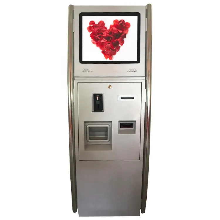 Netopouch nt8809 sem máquina de troca de moeda software personalização dinheiro dentro e fora kiosk