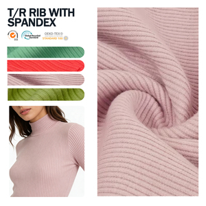 Oferta Especial: Tela de Punto Elástica de 260 g/m², 45% Algodón, 30% Rayón, 25% Lycra, para Ropa Infantil - Product Image 1
