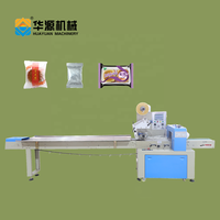 Leveranciers van HUAYUAN automatische flow servo verpakkingsmachines voor wafelkoekjes/cake/snoep/chocoladerepen (kussenvormig)