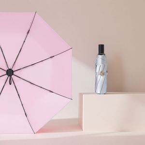 2025 Hot Selling Commercial Manual Three-folding Big Size Quality Logo Printing Classic Design <b>Umbrella</b> for Travel Rain - Product Image 4