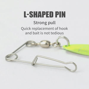 LUSHAZER Spinner lame a cucchiaio lame da <span class=keywords><strong>pesca</strong></span> accessori per lama in metallo Spinner a cucchiaio con attrezzatura da <span class=keywords><strong>pesca</strong></span> girevole - Product Image 5