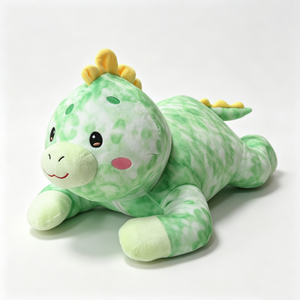 Peluche de dinosaure personnalisée, peluche de dinosaure verte, oreiller en peluche de dinosaure, jouet dinosaure mignon - Product Image 2