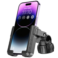 Compatible avec tous les téléphones Support de téléphone de moto Support de téléphone de vélo Scooter guidon Support de téléphone de vélo