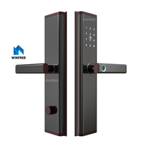 Precio de fábrica WiFi TTLock Cerradura de puerta inteligente Teclado digital Cerradura de puerta electrónica sin llave Cerraduras inteligentes para puerta delantera