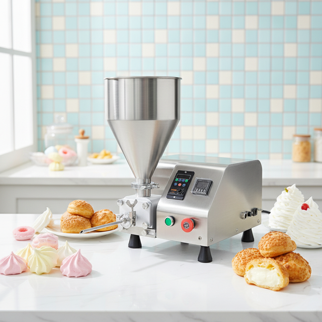 Professional Jam & Cream Filling Machine Multiple Molds for Puff Pastry Bakery Cake Shop Special Decorating Machine