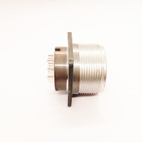 Connecteur métallique aviation étanche WF16 mâle-femelle à plaques de serrage, prise à bride carrée, fileté, pour câble, 10P 10A, IP67