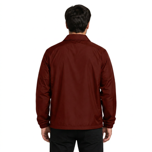 Veste Coach Homme Personnalisée Printemps Décontractée avec Doublure Boutonnée Imperméable Séchage Rapide Réversible Coupe-Vent Épaisseur Standard - Product Image 2