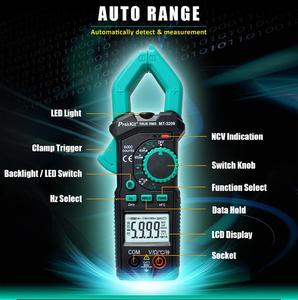 Pro'skit MT-3209 High-Precision Digital Clamp Multimeter AC/DC Electrician Meter for <strong>Test</strong> <strong>Instruments</strong> in Asia and <strong>Africa</strong> - Product Image 4