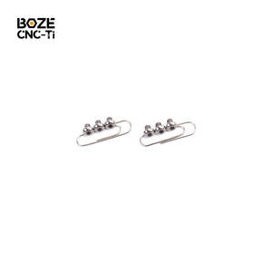 Tornillos de Cabeza de Botón ISO 7380 M2 M2.5 M3, Fabricación Directa de Fábrica, Aleación de Titanio, Mecanizado CNC, Micro Tornillos Mini - Product Image 3