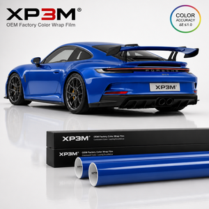 ฟิล์มใส XP3M Flowing Blue OEM เกรด TPU สีเงา สำหรับหุ้มรถยนต์ หนา 7.5 มิล ซ่อมแซมตัวเองได้ ป้องกันรอยขีดข่วน ป้องกันสีเหลือง พร้อมช่องระบายอากาศ - Product Image 1