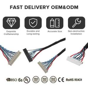 Jst Molex 2.0 피치 3핀 4핀 5핀 미니 마이크로 Lvds 연장 배선 하네스 가전 제품 및 통신 장치용 - Product Image 4