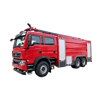 Truk Pemadam Kebakaran Howo Baru 6x4 18000L 460HP Euro 6 Truk Pemadam Kebakaran Tangki Air Ukuran Besar Truk Pemadam Kebakaran Howo 6*4
