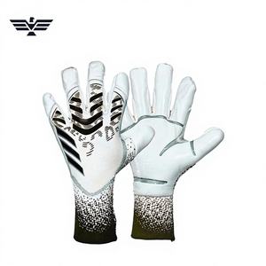 Guantes de Portero de Fútbol Unisex Profesionales de Alta Calidad, Color Personalizado, Agarre de Látex de 4 mm, Cierre de Cordones Transpirable en el Dorso de la Mano - Product Image 1