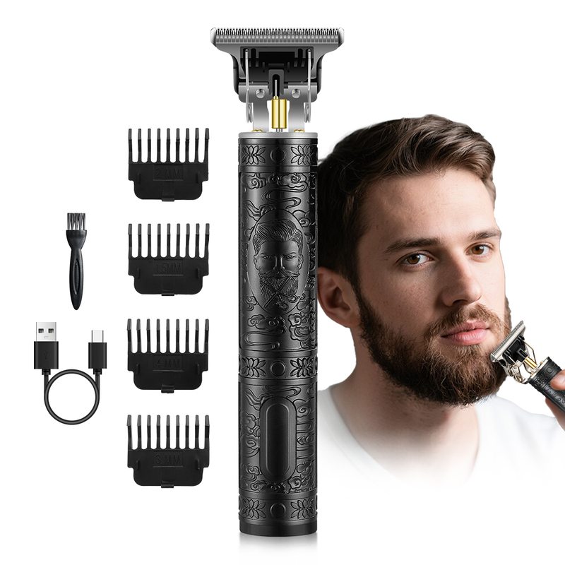 Professional Rechargeable Electric Hair Trimmer for