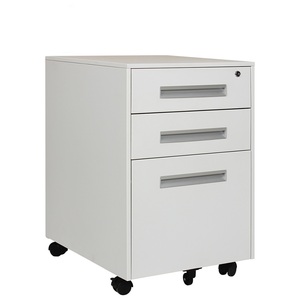 Armoire de classement de bureau en acier ignifuge gris clair ou noir, 3 tiroirs, pour le stockage hospitalier - Product Image 6