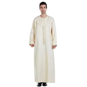 7008 2023 unique design men thobe muslim high-end shining fabric exquisite muslim clothing for men party attire