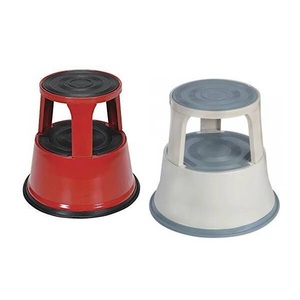 Factory Wholesale Supply Industrial Safe <b>Kick</b> <b>Step</b> Stool Hop up Steel <b>Step</b> Stool 150kg Capacity 432mm Height - Product Image 1