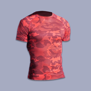 Camisetas Deportivas Lisas para Hombre, 100% Poliéster, de Secado Rápido, Manga Corta, para Gimnasio y Entrenamiento - Product Image 2