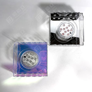 Newest 2024 New Arrive <b>Acrylic</b> Light Wine <b>Display</b> Box Led Single Bottle case champagne Box for <b>Display</b> Only - Product Image 5